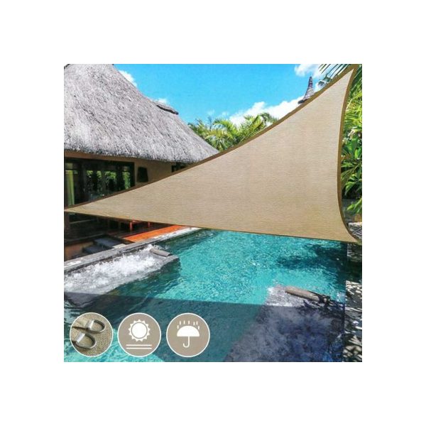 Napvitorla 3x3x3m - Szürke -Háromszög alakú (C46400520)