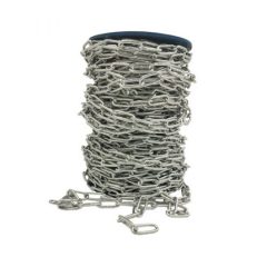 Lapos folyólánc, 45 horganyzott, 60 m/tekercs