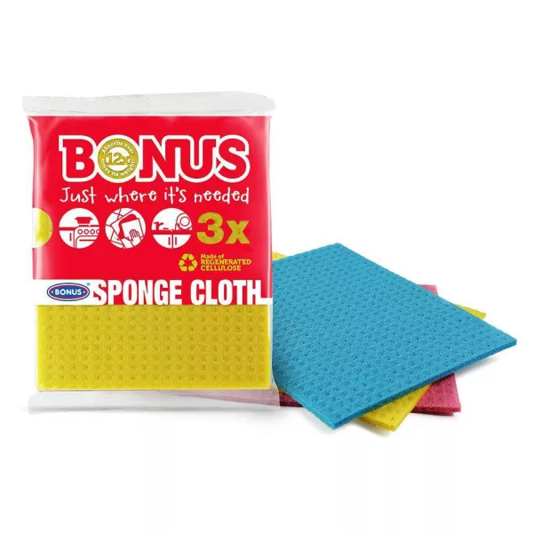 BONUS Szivacsos kendő 3db/cs (B132) - ár/csomag