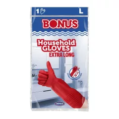   BONUS Kesztyű háztartási gumi EXTRA HOSSZÚ L-méret (B067)
