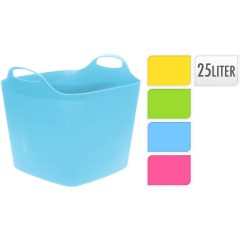 Háztartási műanyag kosár - 25L-színes (042244240)