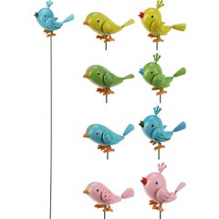   Kerti dekoráció - leszúrható -Madár  4színben (557001140)