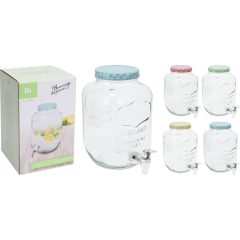 Italtartó üveg csappal 4L (CD4100040) - ár/db