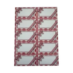 Befőtt címke - FELIRATOZHATÓ MASNIS (10ív/cs) - ár/db