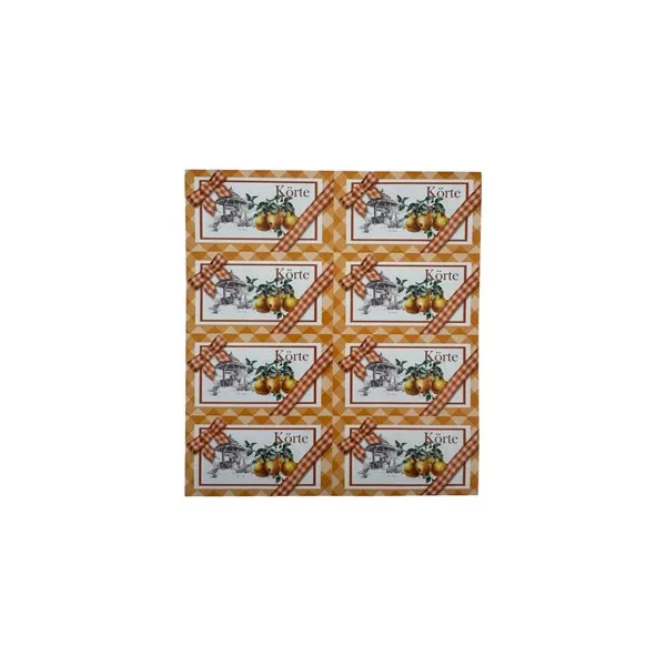 Befőtt díszítő csomag - KÖRTE - ár/db