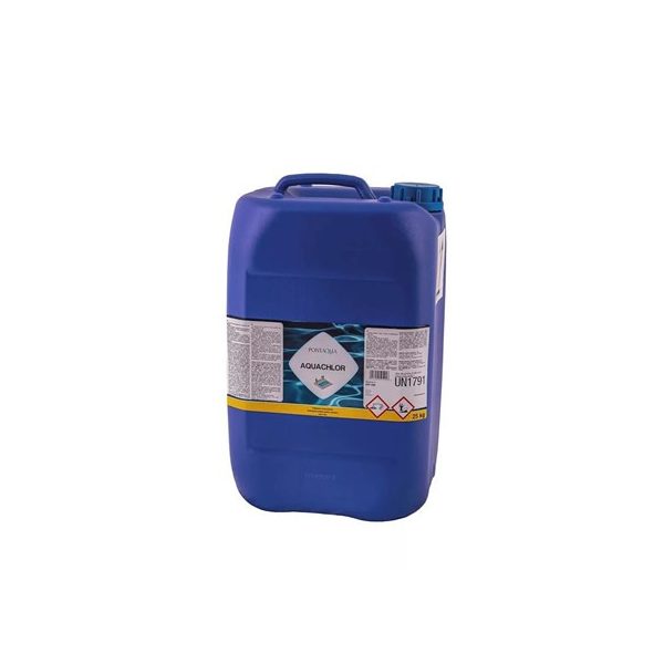 Uszodat. AQUACHLOR ECO 25 kg stabilizált 150g/l + FLA 320 kanna 25 liter, kék (HYP032)