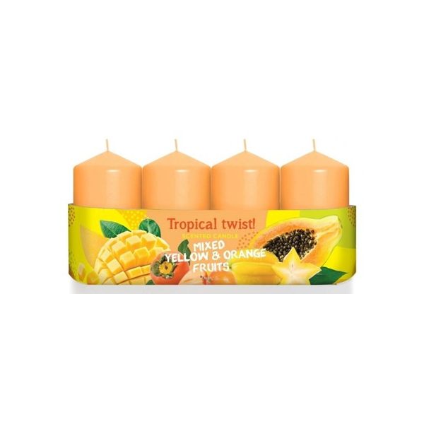 Henger gyertya illatos - 40x70 (4db/cs)-sb212 - ár/csomag