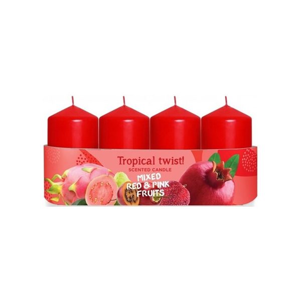 Henger gyertya illatos - 40x70 (4db/cs)-sb212 - ár/csomag