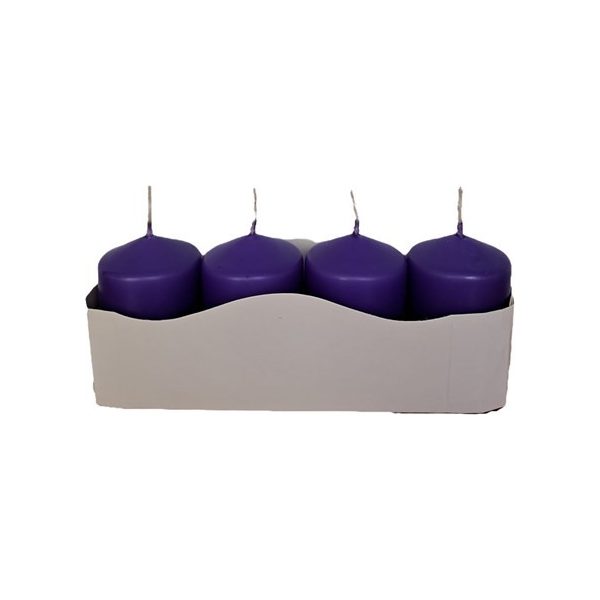 Henger gyertya adventi 40x60 (4db/cs) zb002 - ár/csomag