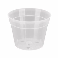 Kaspó orchidea cserép 15cm-es -átlátszó- PE