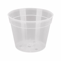 Kaspó orchidea cserép 18cm-es-átlátszó- PE