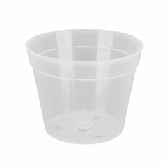 Kaspó orchidea cserép 20cm-es-átlátszó- PE