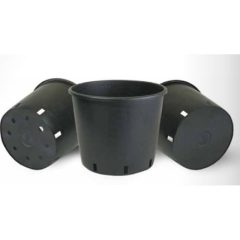 Termesztő edény alacsony - fekete - 35 L