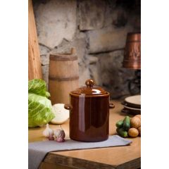 Kerámia savanyító/fermentáló fazék dobozban 2,5L