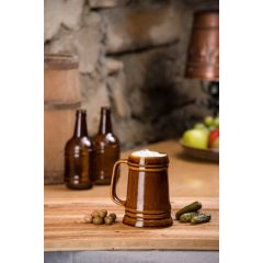 Kerámia lengyel sörös korsó 0,5L