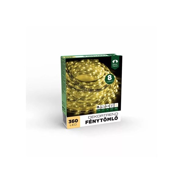Fénytömlő - 10m -8 funkciós- Meleg fehér (KMF107)