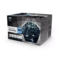 Fényfüzér, 240 LED,  hideg fehér, 1200 cm (KDT242)