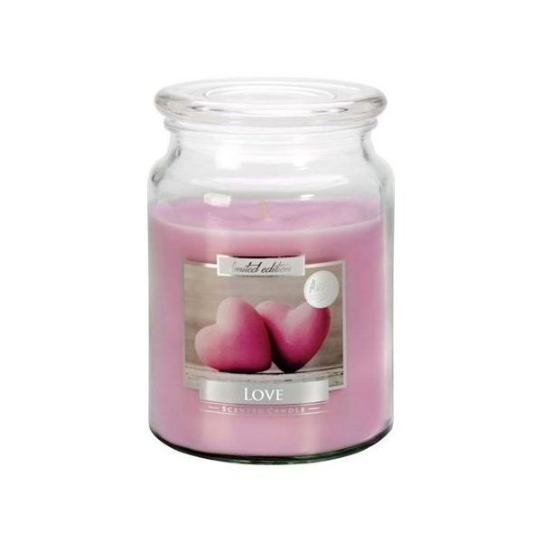 Illatos gyertya (nagy) zárható üvegben b020 snd99