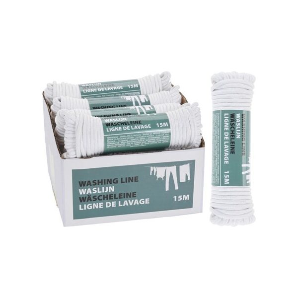 Ruhaszárító kötél 15m- fehér(C22216380)