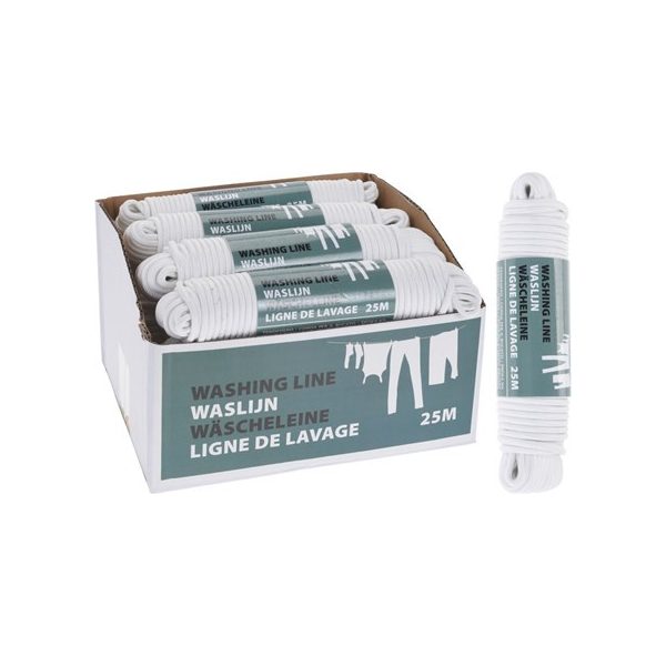 Ruhaszárító kötél 25m- fehér (C22216390)