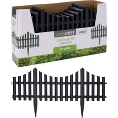 Kerítés - leszúrható -60x32CM- Fekete (R10000610)