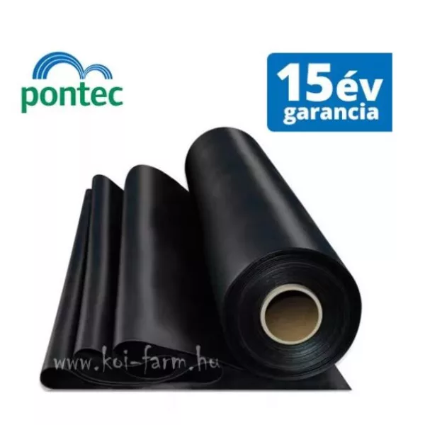 Pontec PVC tófólia 1 mm ár/m2 - 16 méter széles + Geotextília