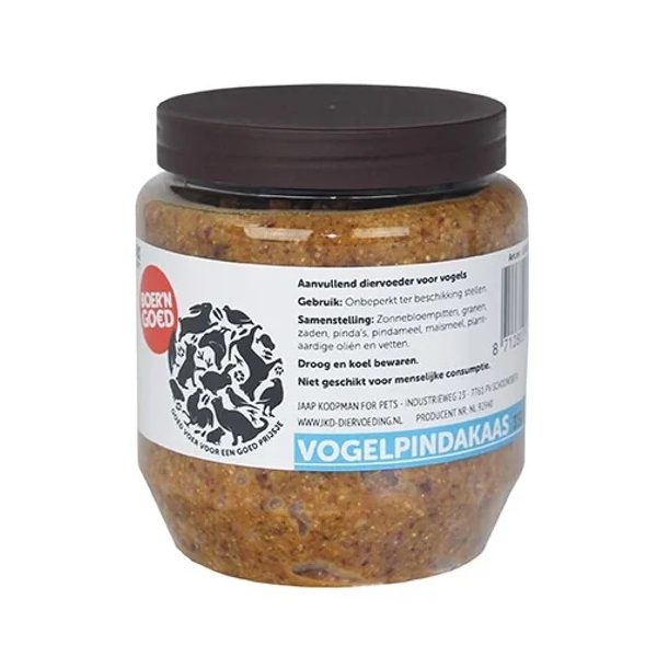Vogel mogyoróvaj 350 gr, madáreleség lisztkukaccal és gabonával dúsítva paszta formában 8x8x9,5
