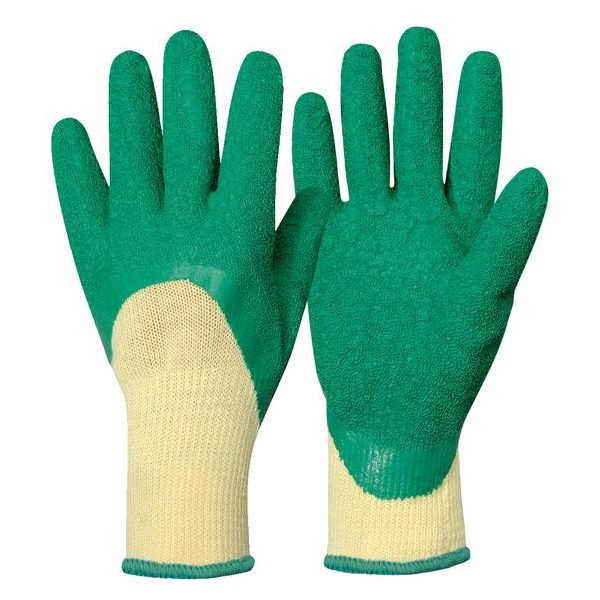 Rostaing Poliamid kötött gyapjú bélésű latex bevonatos kesztyű méret 9