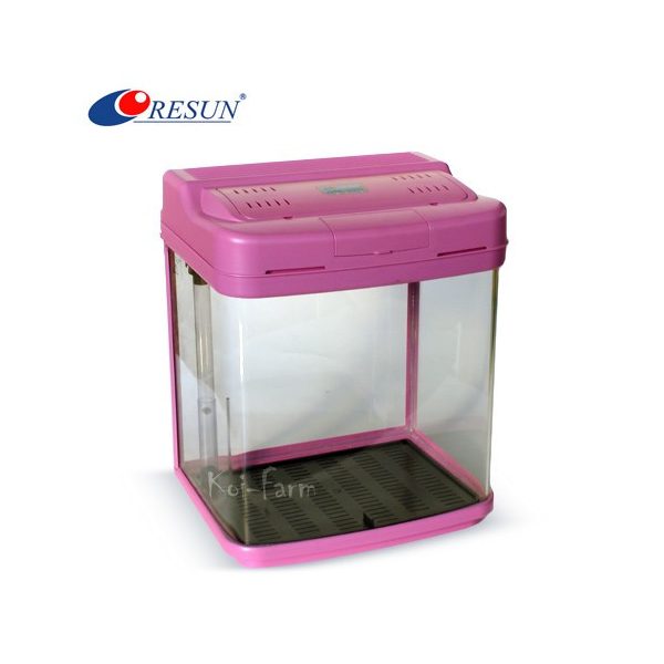 Komplett akvárium 22 l - pink - Resun