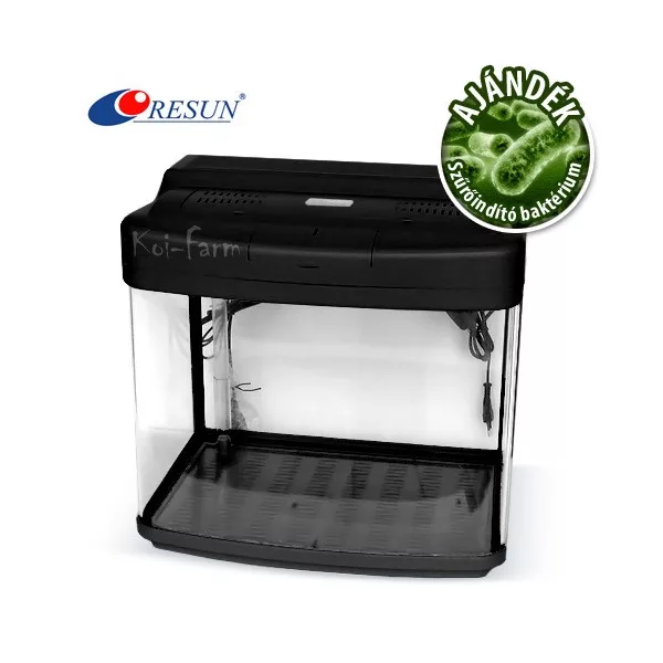 Komplett akvárium 40 l – fekete