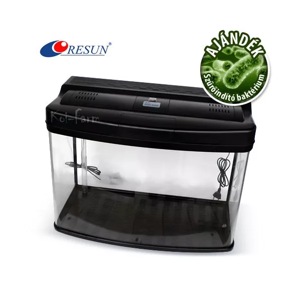 Komplett akvárium 65 l – fekete