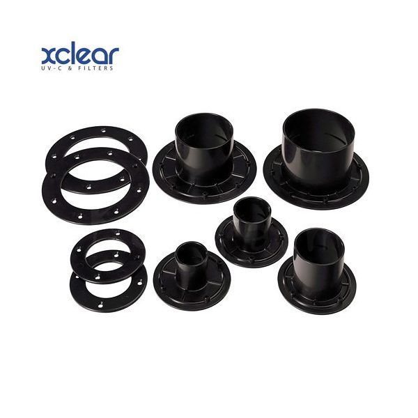 Xclear egyenes csatlakozó PVC csövekhez 40 mm