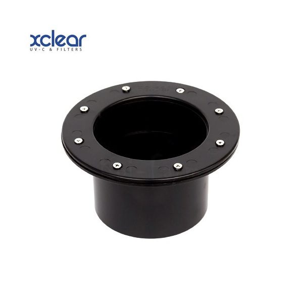 Xclear fólia és tartály egyenes csatlakozó PVC csövekhez 110 mm