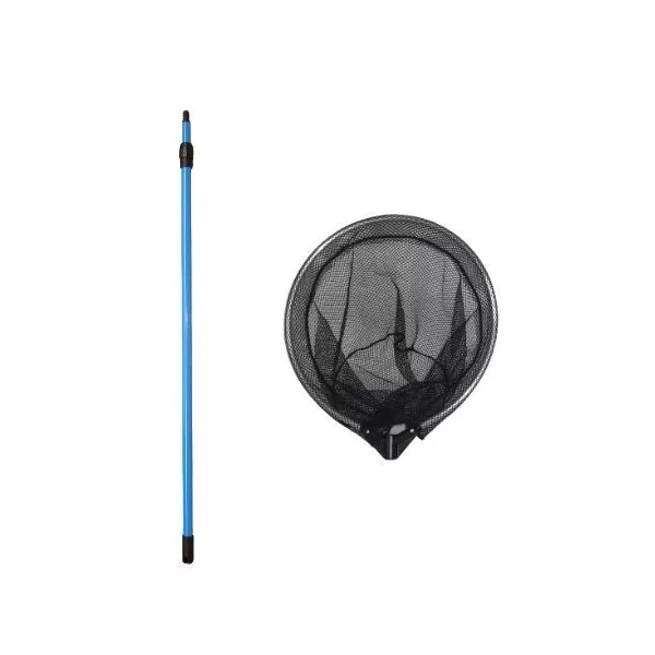 Tavi háló 35 cm Fekete ritka teleszkópos nyéllel