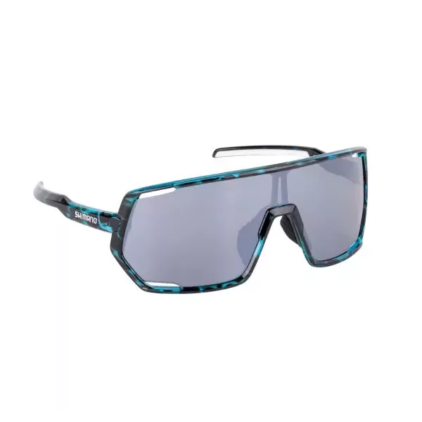 Shimano Lesath SM Lesath Tortoiseshell Blue & Silver Mirror napszemüveg