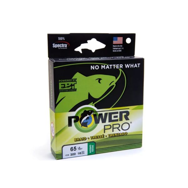 Power Pro Braided Line zsinór 135m 0,15mm 9kg Moss Green - Zöld