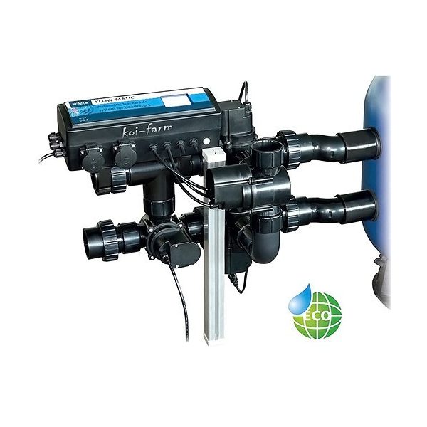 x-clear flow-matic automatic backwash-system for beadfilters