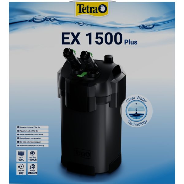 Tetra EX 1500 Plus II - külső szűrő 300-600L-ig