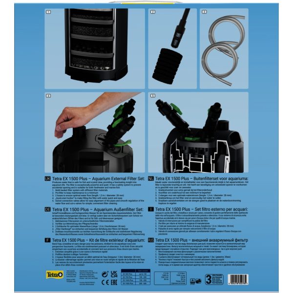 Tetra EX 1500 Plus II - külső szűrő 300-600L-ig