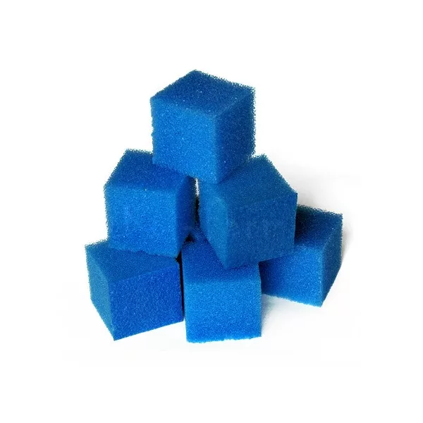 Bio szűrőszivacs kockák 8 x 8 x 8 cm 100 db