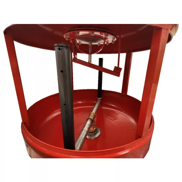 Automata szívószűrő csatornához, 80mm, DN100-as karimás csatlakozzással