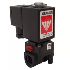   BACCARA 1/4" belső menetes szívóra korrozív anyagokhoz, AC vagy DC mágnesszelep