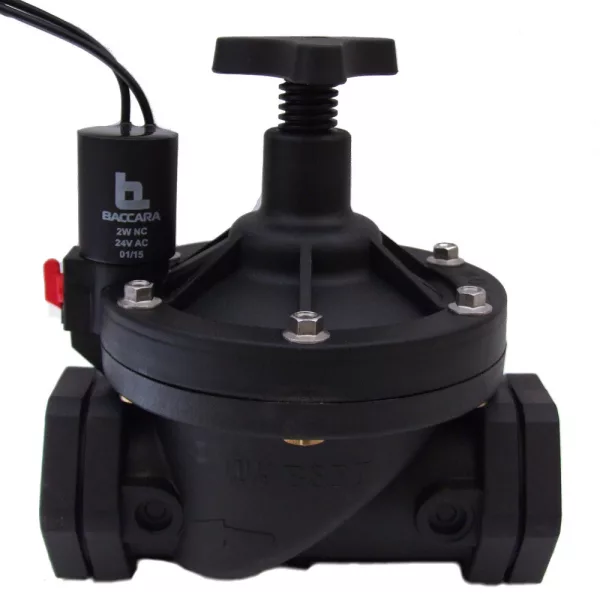 BACCARA 2" belső menetes, szabályozható mágnesszelep 9-40 m3/h; 0,3-10 bar