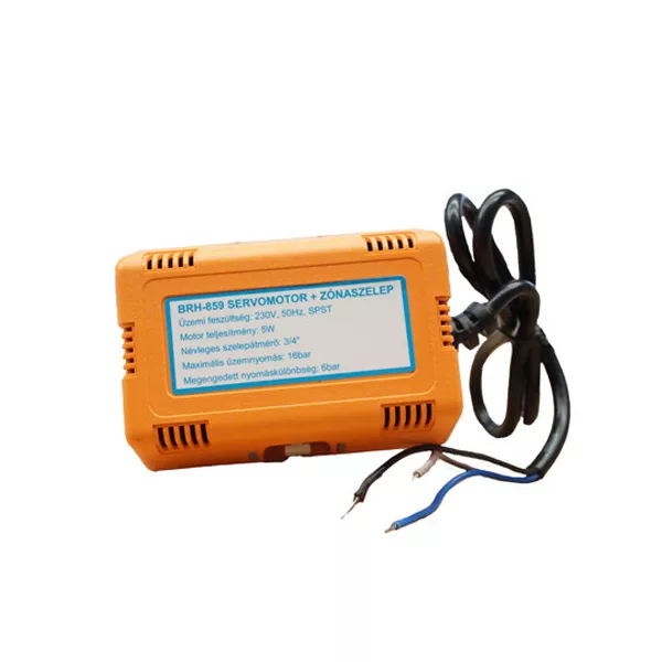 BRH motoros zónaszelep 2 járatú, 3/4" belső menetes