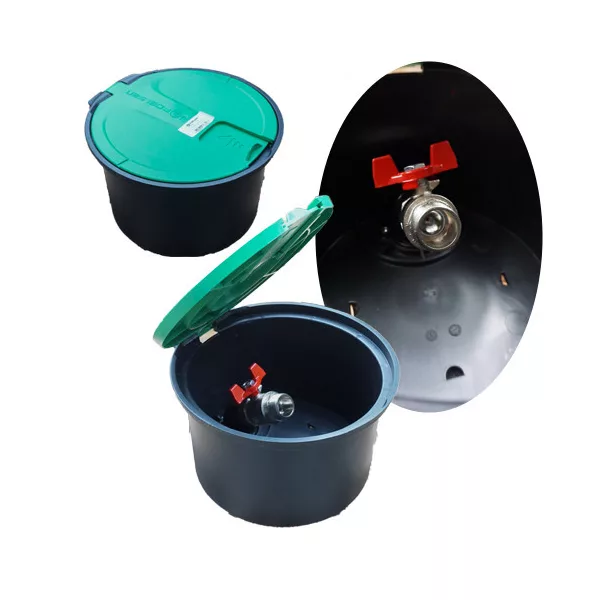 Fedeles doboz fém csappal 3/4" menetes TR