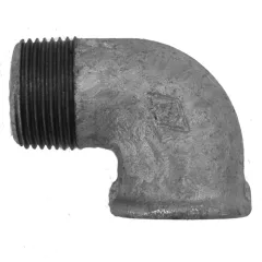 Könyök 6/4" külső-belső menetes fém