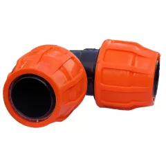 Flat szorítógyűrűs könyök idom 104x104