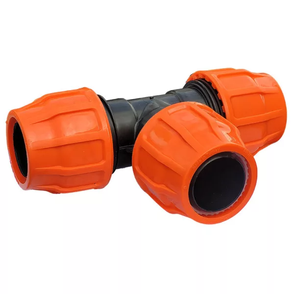 Flat szorítógyűrűs T-idom 155x155x155