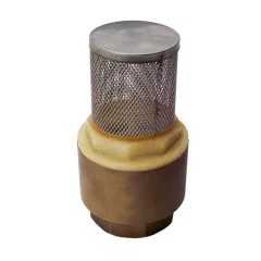 Lábszelep fém 6/4" belső menettel, kosaras