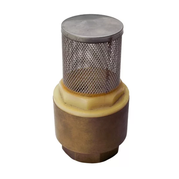 Lábszelep fém 6/4" belső menettel, kosaras